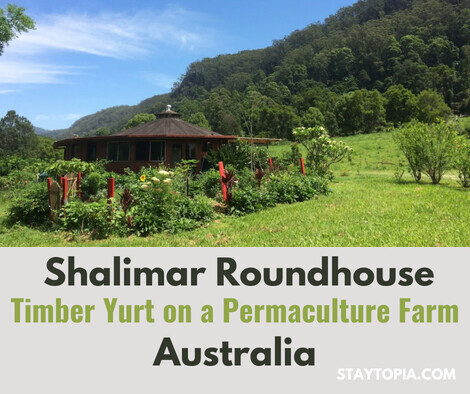 The Shalimar Roundhouse Timber Yurt - Eco Accommodation NSW