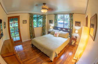 Fern Cottage Bedroom - Volcano Hawaii Vacation Homes