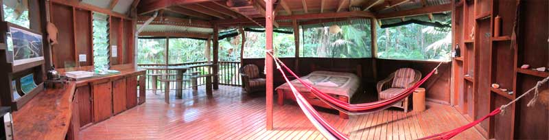 Daintree Jungle House Bedroom - Queensland Treehouse Retreat