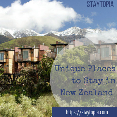 Unique accommodation in New Zealand