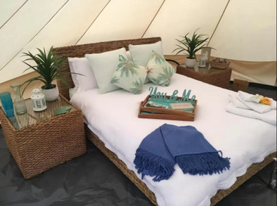 Glamping Byron Bay inside tent - Glamping Northern NSW