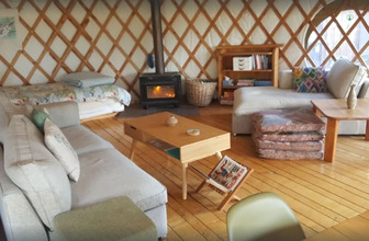 Treehouse Yurt Retreat Interior - Motueka Eco Accommodation