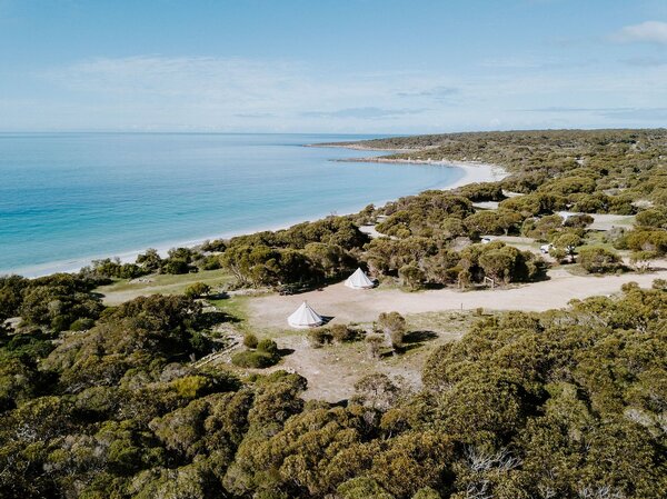 Glamping September Beach South Australia