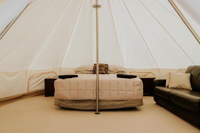 Oakridge Glamping Tent Interior
