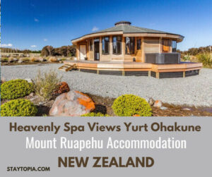 Heavenly Spa Views Yurt Ohakune Mount Ruapehu Accommodation