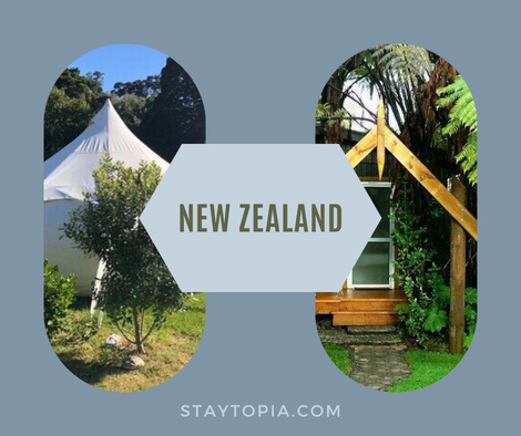 New Zealand Destinations and Type of Accommodation