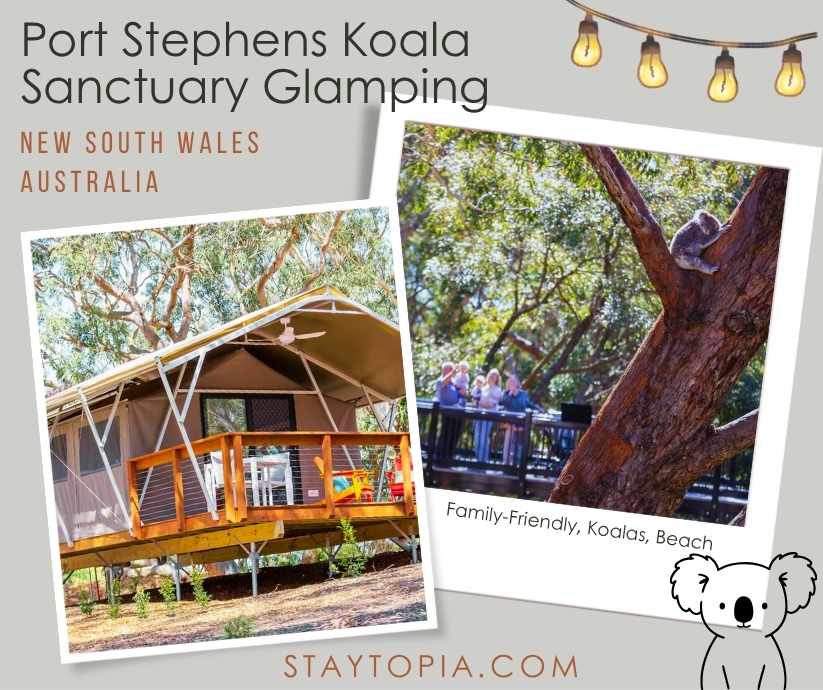 Port Stephens Koala Sanctuary Glamping