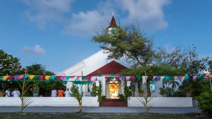 Fakarava Atoll French Polynesia Church