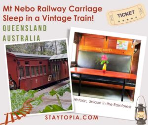 Mt Nebo Railway Carriage Accommodation